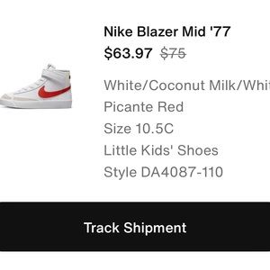 Nike 10.5C blazer mid ‘77